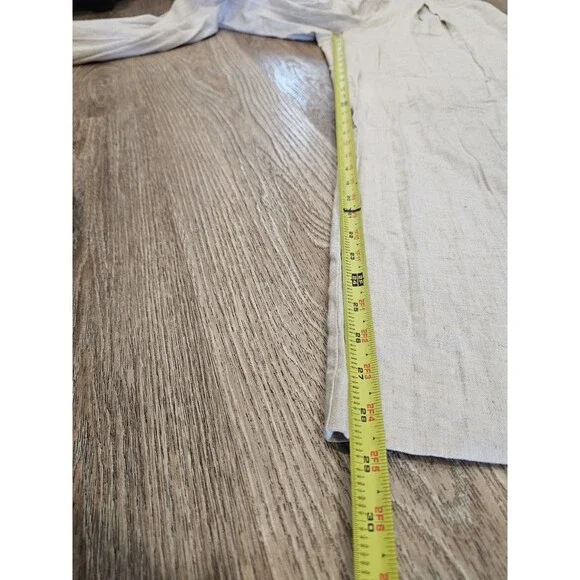 Barbara Barbara Women’s Halter Beige Jumpsuit Wideleg Size 4 - Picture 7 of 9